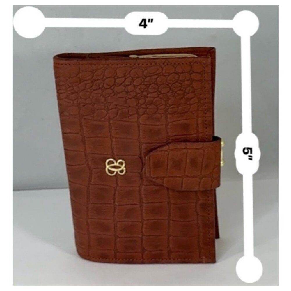 Buxton Top Grain Cowhide Leather Bifold Wallet Kisslock Coin Purse Clutch New